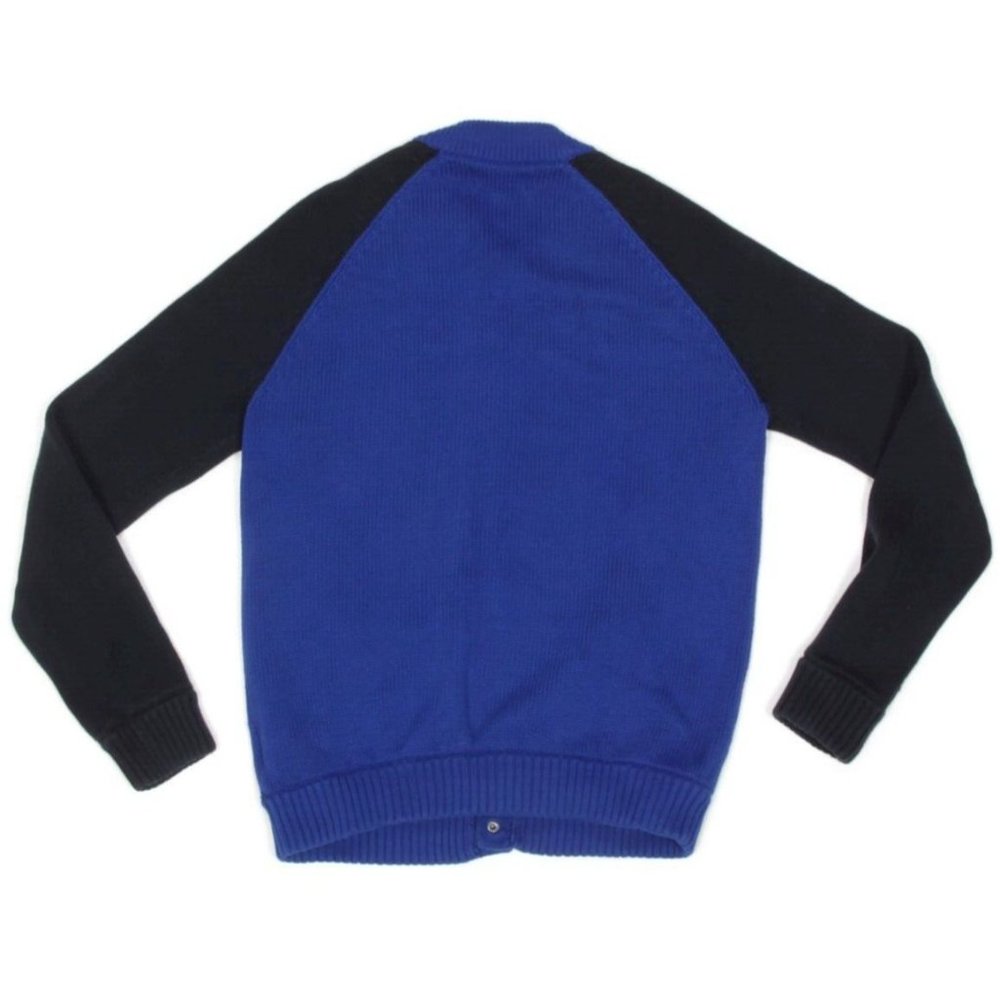 Polo Ralph Lauren Blue Boy's Snap Button Knit Varsity Sweater Cardigan XL /037 - Picture 3 of 5